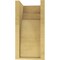 Ekena Millwork 7"W x 7"D x 14"H Wide Yorktown Rough Cedar Woodgrain TimberThane Corbel, Primed Tan CORUR07X07X14YORRCPR - alternate 2